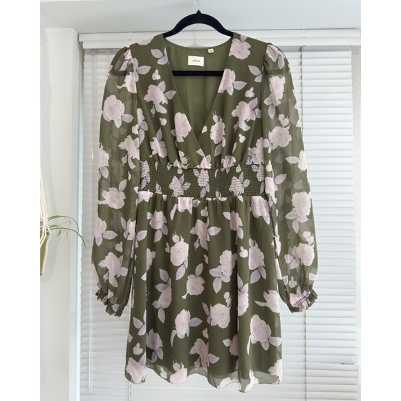 Wilfred Wistful Dress | Grotto Green/Mochi Pink | Size Small - Picture 2 of 8